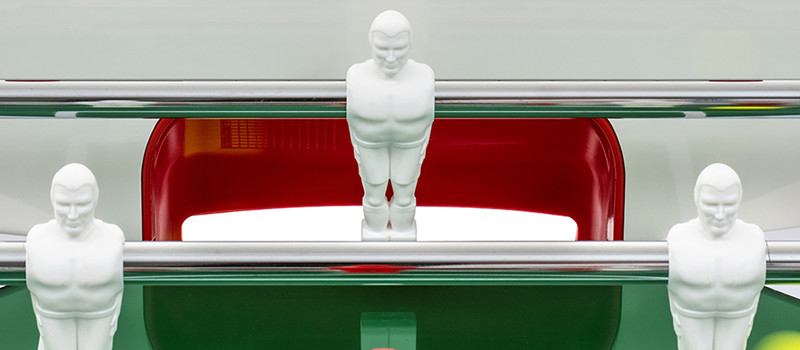 campo da gioco biliardino